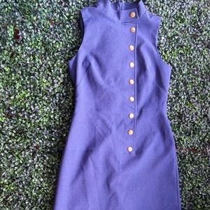 Eva Mendez Navy Blue Dress (XS)